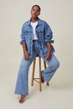 Calça - Curvy Stretch Wide Jean, BELLS BLUE - vista alternativa 4