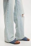 Low Rise Straight Jean, CRYSTAL BLUE RIP - alternate image 5