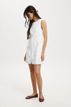 Sienna Vest Dress, WHITE - alternate image 2