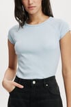 Camiseta - Kelsey Raglan Cap Sleeve Top, SHORELINE - vista alternativa 4