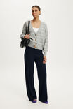 Softest Luxe Oversized Cardi, GREY MARLE STRIPE - example image 2