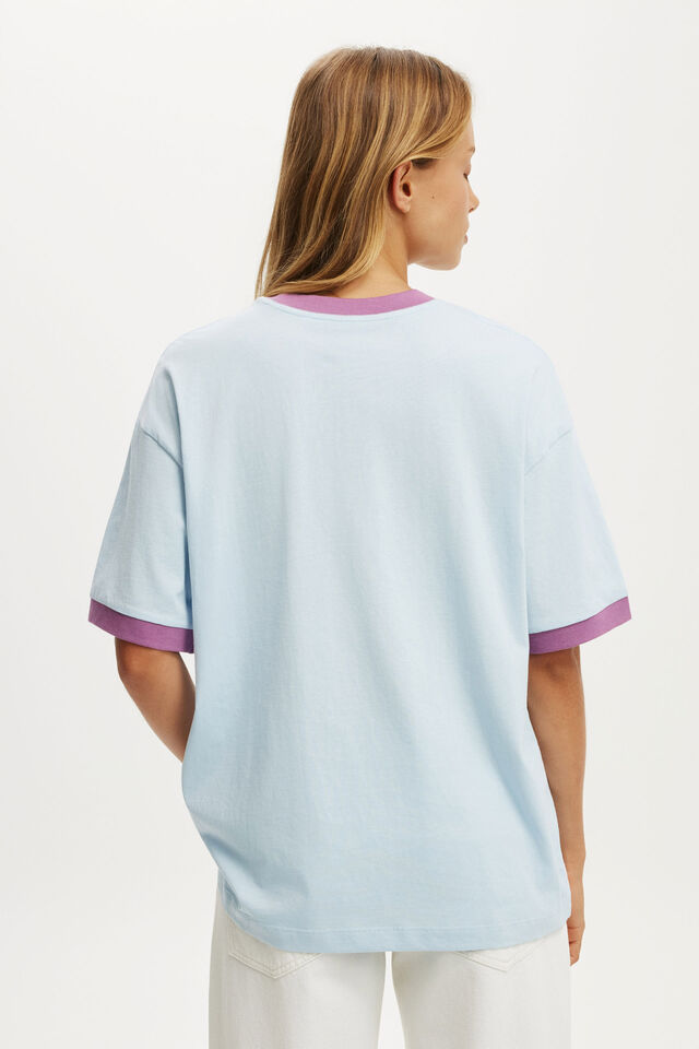 The Boxy Graphic Tee, COUP DE FOUDRE / OCEAN VEIL