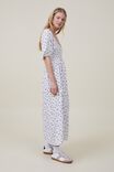 Alexa Puff Sleeve Midi Dress, DAPHNE DITSY NAVY - alternate image 1