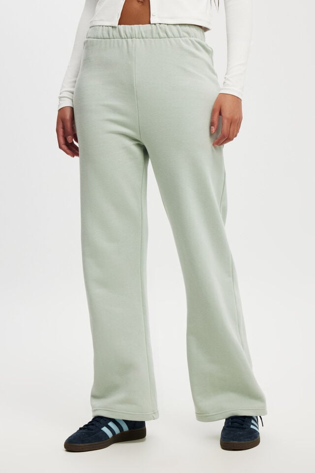 Classic Fleece Wide Leg Sweatpant, MEADOW MIST