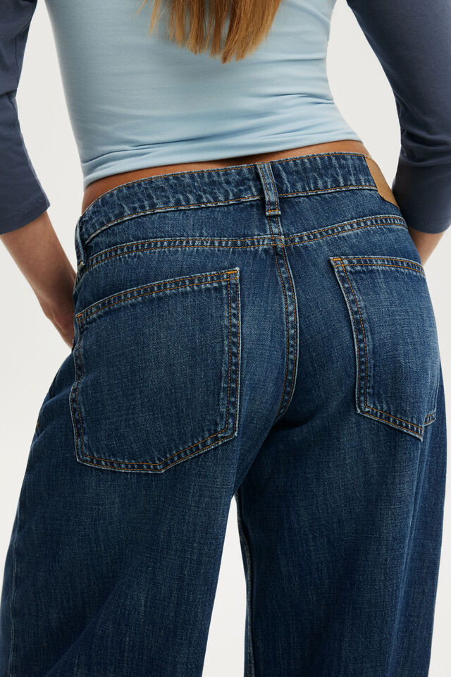 Petite Low Rise Wide Jean, SCORPIO BLUE