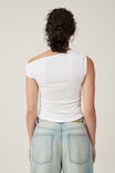 Gabby Off The Shoulder Tank, NATURAL WHITE - alternate image 3