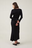 Vestido - Urban Knit Maxi Dress, BLACK - vista alternativa 3