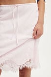 Celeste Lace Midi Skirt, BABYDOLL PINK - example image 3