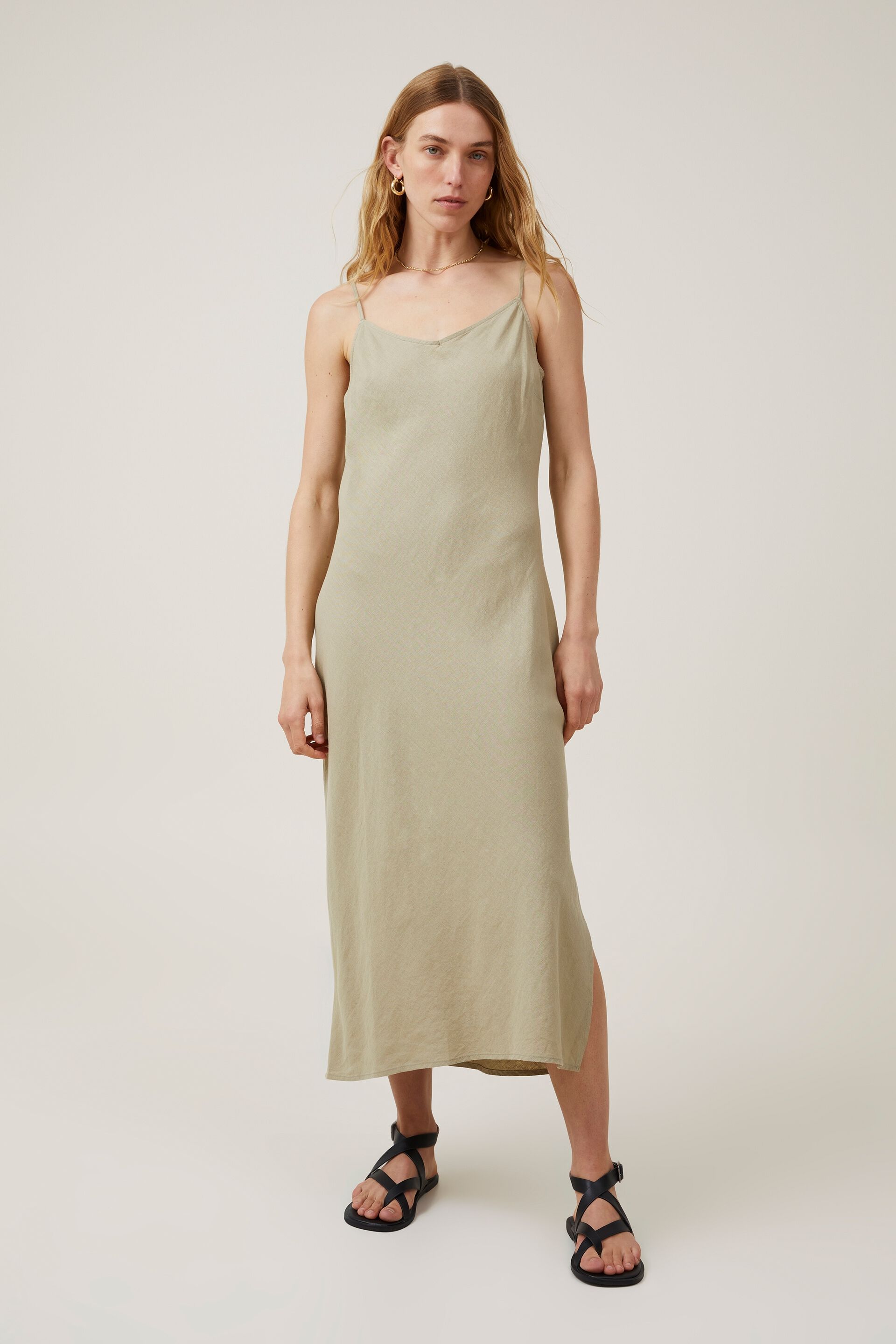 Haven Slip Midi Dress