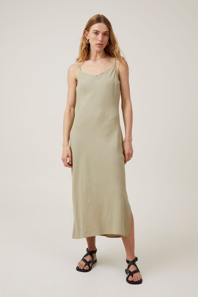 Linen Slip Dress, Camisole Dress, Women Slip, Plus Size Slip Dress, Midi  Slip, Linen Cami Dress, Linen Clothing Women 