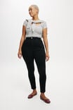Calça - Curvy High Stretch Skinny Jean, BLACK - vista alternativa 1