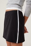 Bella Mini Skirt, BLACK SIDE STRIPE - alternate image 4