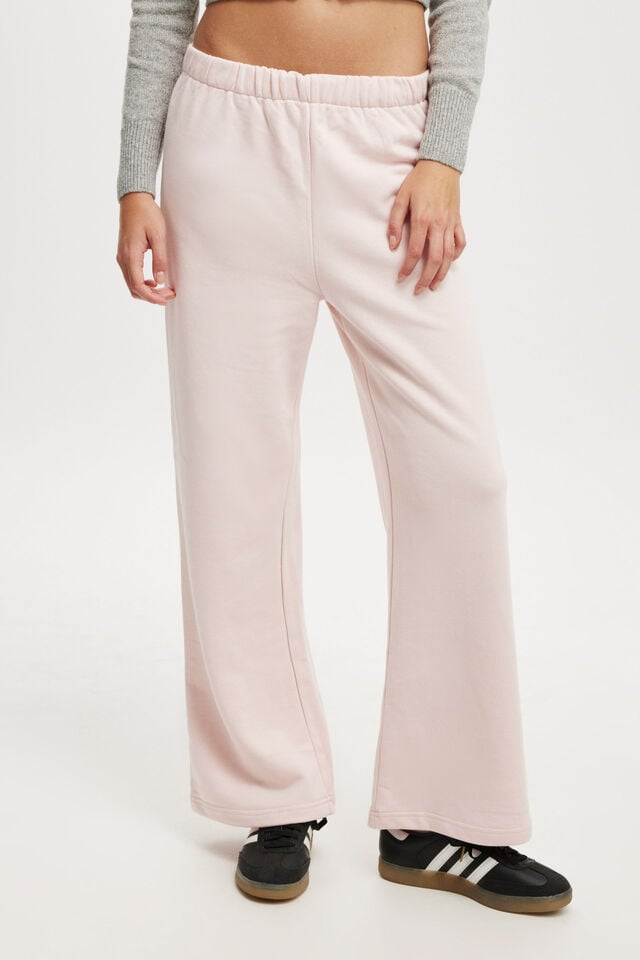 Classic Fleece Wide Leg Sweatpant, SOFT PINK