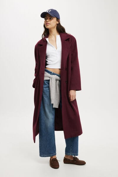 Harrison Coat, BERRY