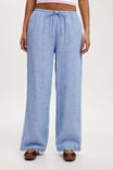 Haven Wide Leg Pant, ASHER STRIPE BLUE - alternate image 4