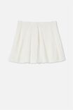 Pleated Tennis Mini Skirt, WHITE - alternate image 5