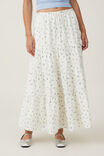 Haven Tiered Maxi Skirt, ESME DITSY BLUE CRUSH - alternate image 4