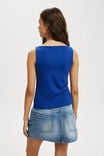 All Day Boat Neck Tank, SAILOR BLUE - alternate image 3