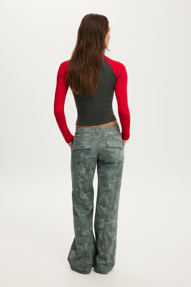 Lexi Low Rise Utility Pant, TALIA CAMO