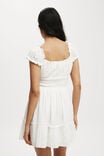 Eddie Corset Mini Dress, WHITE - alternate image 3