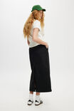 Morgan Utility Maxi Skirt, BLACK - alternate image 2