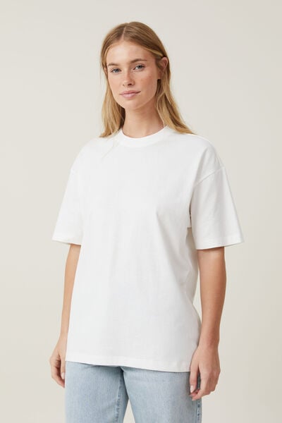 Camiseta - The Boxy Oversized Tee, VINTAGE WHITE