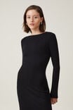 Vestido - Urban Knit Maxi Dress, BLACK - vista alternativa 2