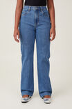Calça - Curvy Stretch Straight Jean, SEA BLUE - vista alternativa 3