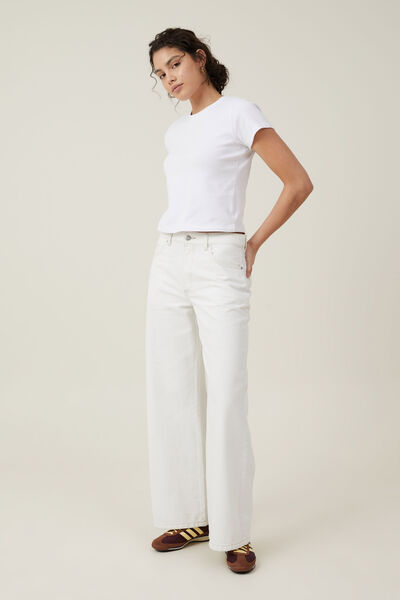 Relaxed Wide Jean, VINTAGE WHITE