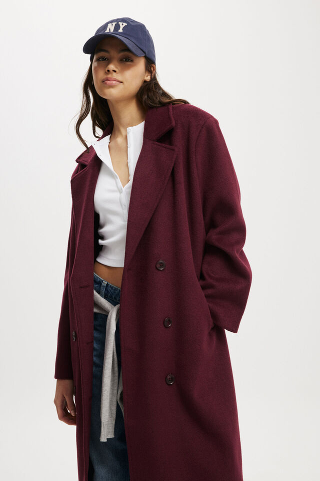 Harrison Coat, BERRY