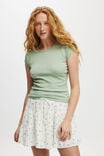 Kelsey Raglan Cap Sleeve Top, SOFT JADE - alternate image 1