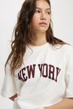 The Premium Boxy Graphic Tee, NEW YORK/ VINTAGE WHITE - alternate image 4