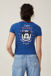 Mickey Fitted Graphic Longline Tee, LCN DIS MICKEY CAPTAIN CREST/ FEDERAL BLUE - alternate image 3