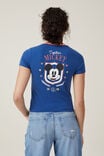 Mickey Fitted Longline Graphic Tee, LCN DIS MICKEY CAPTAIN CREST/ FEDERAL BLUE - alternate image 3