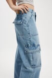 Relaxed Cargo Jean, BREEZE BLUE - alternate image 5