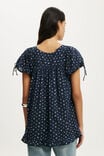 Eliza Babydoll Tunic Top, LAUREN DITSY NAVY - example image 3