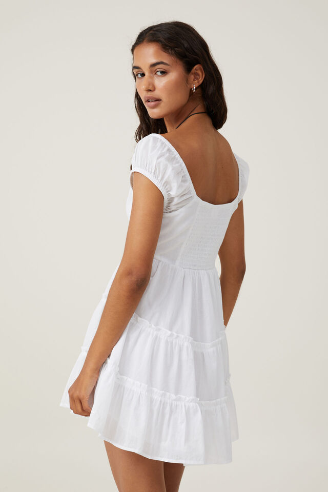 Shop the Wishing On A Star Bustier Mini Dress White