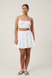 Haven Tiered Mini Skirt, WHITE - alternate image 2