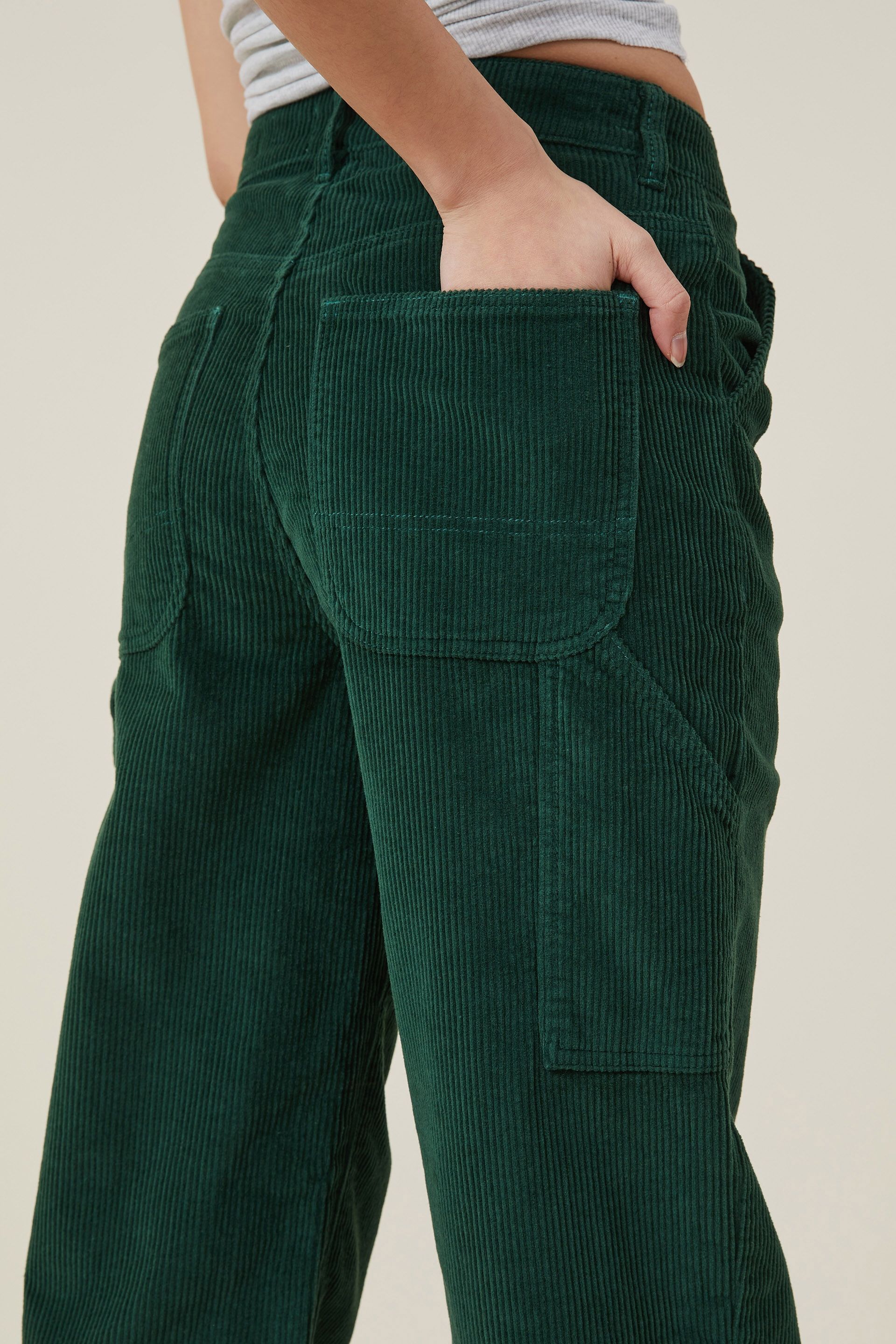 BDG Corduroy Super Flare Pant in Green | Lyst