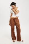 Haven Wide Leg Pant, CARAMEL BROWN - alternate image 1