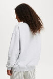 Classic Graphic Crew Sweatshirt, MERCADO/ SOFT GREY MARLE - alternate image 3