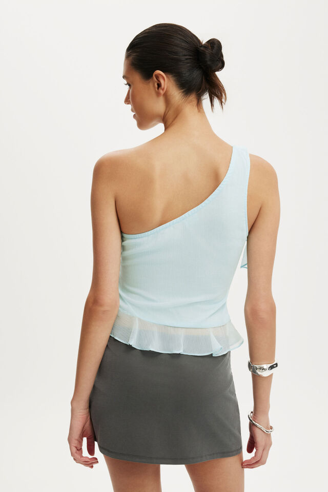 Asymmetric One Shoulder Top, LAGOON LULLABY