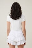 Rylee Ruffle Short, WHITE - alternate image 3