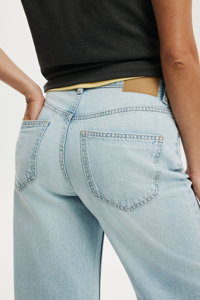Wide Jean Asia Fit, LAUREL BLUE