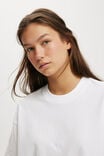 The Boxy Oversized Tee, WHITE - alternate image 4