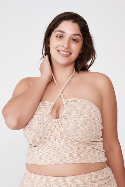 Curve The Floss Bed Tank, BUTTERSCOTCH SPACE DYE