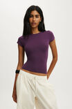 All Day Crew Tee, PLUM PULSE - example image 2