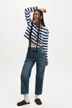 Straight Crop Jean, PURE BLUE - alternate image 1