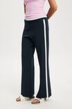 Wide Leg Knit Pant, TWILIGHT BLUE/ PORCELAIN STRIPE - alternate image 4