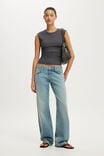 Mia Open Back Top, STEEL ONYX - example image 2
